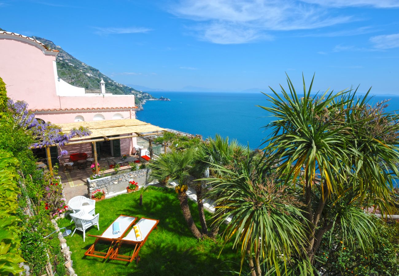 Casa a Praiano - Casale Fralisa - Meravigliosa terrazza e vasca idromassaggio vista mare