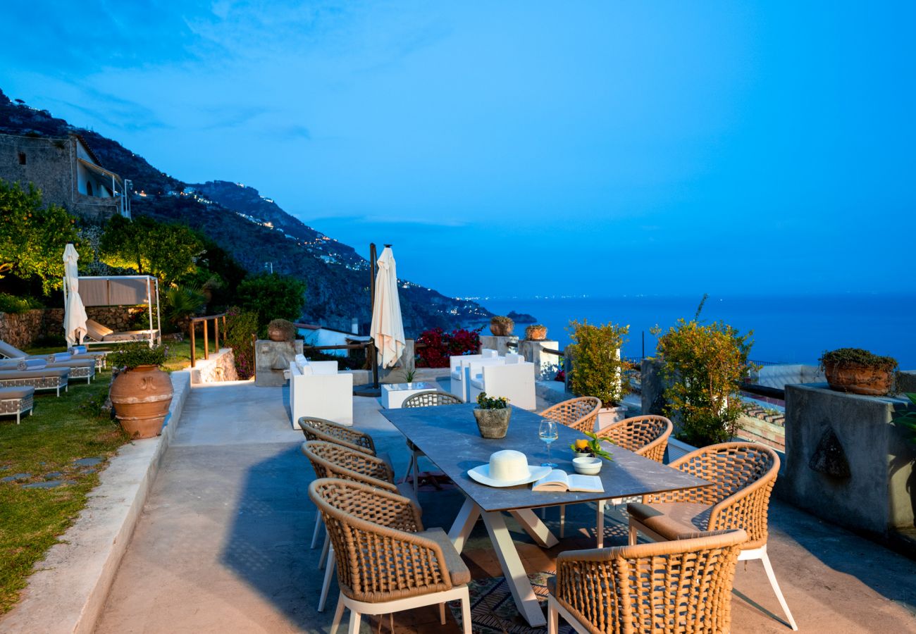 Villa a Praiano - Villa Panorama - Piscina vista sul mare e Sauna 