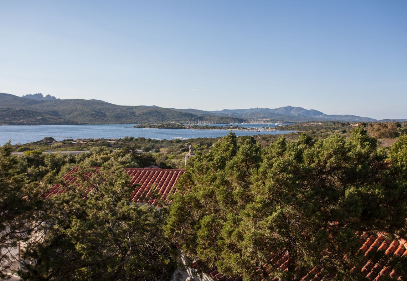 Villa Sa Jaga - giardino con vista panoramica, villa in affitto Porto Rotondo