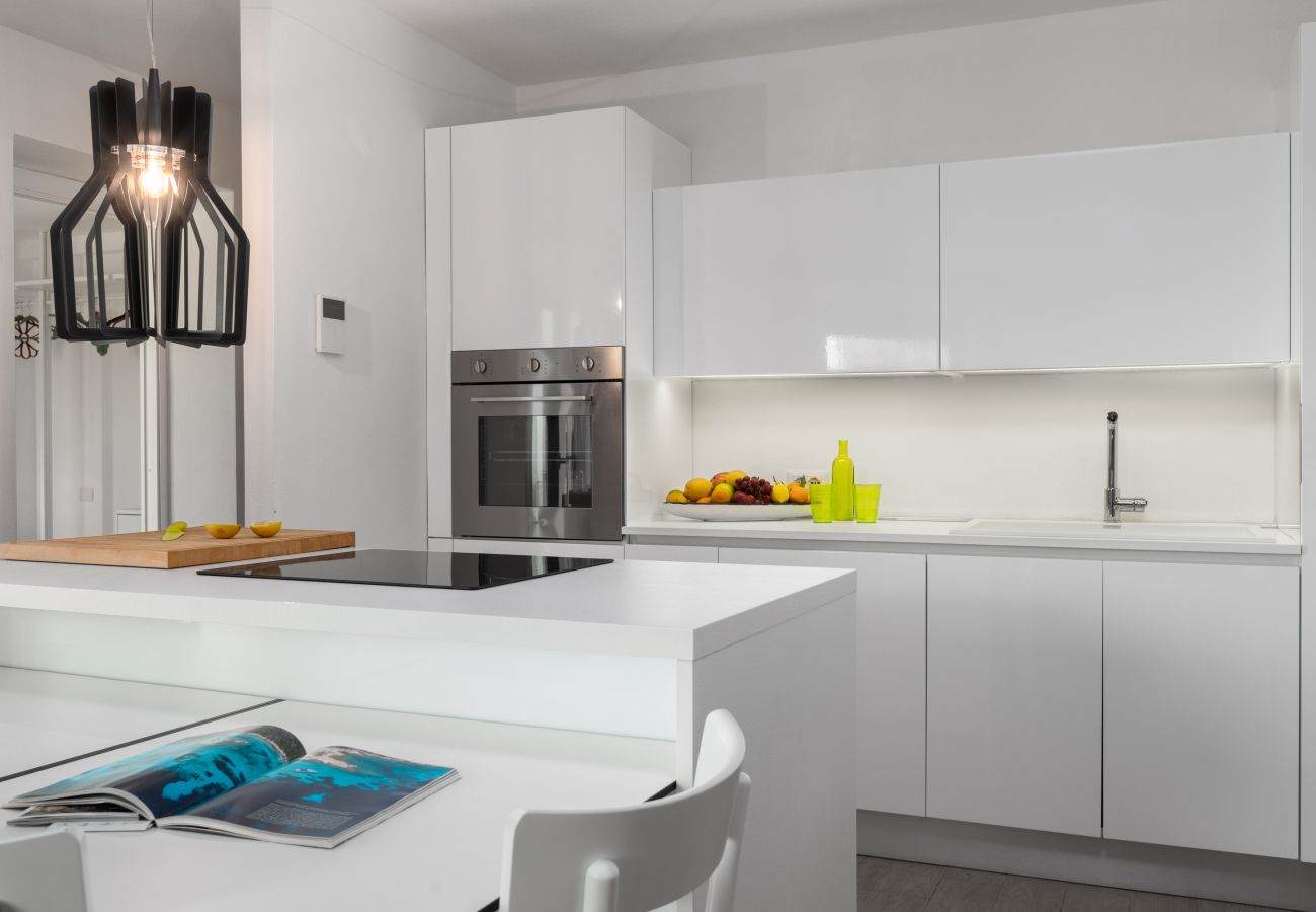 WLofts 14 - Cucina di design con elettrodomestici moderni, casa vacanza Klodge in Sardegna