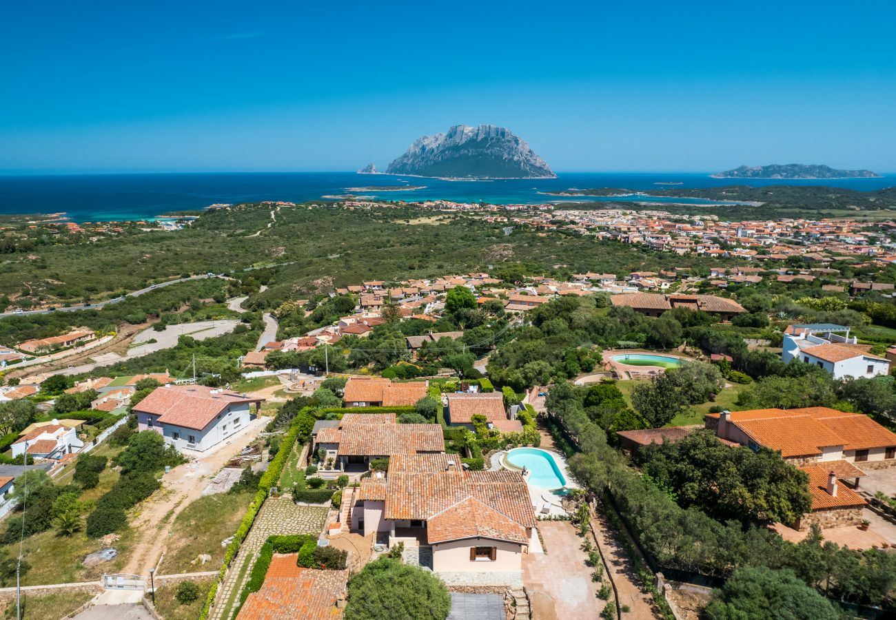 Villa Kiki - spettacolare vista sul golfo di Tavolara, villa in affitto Klodge nella costa nord della Sardegna