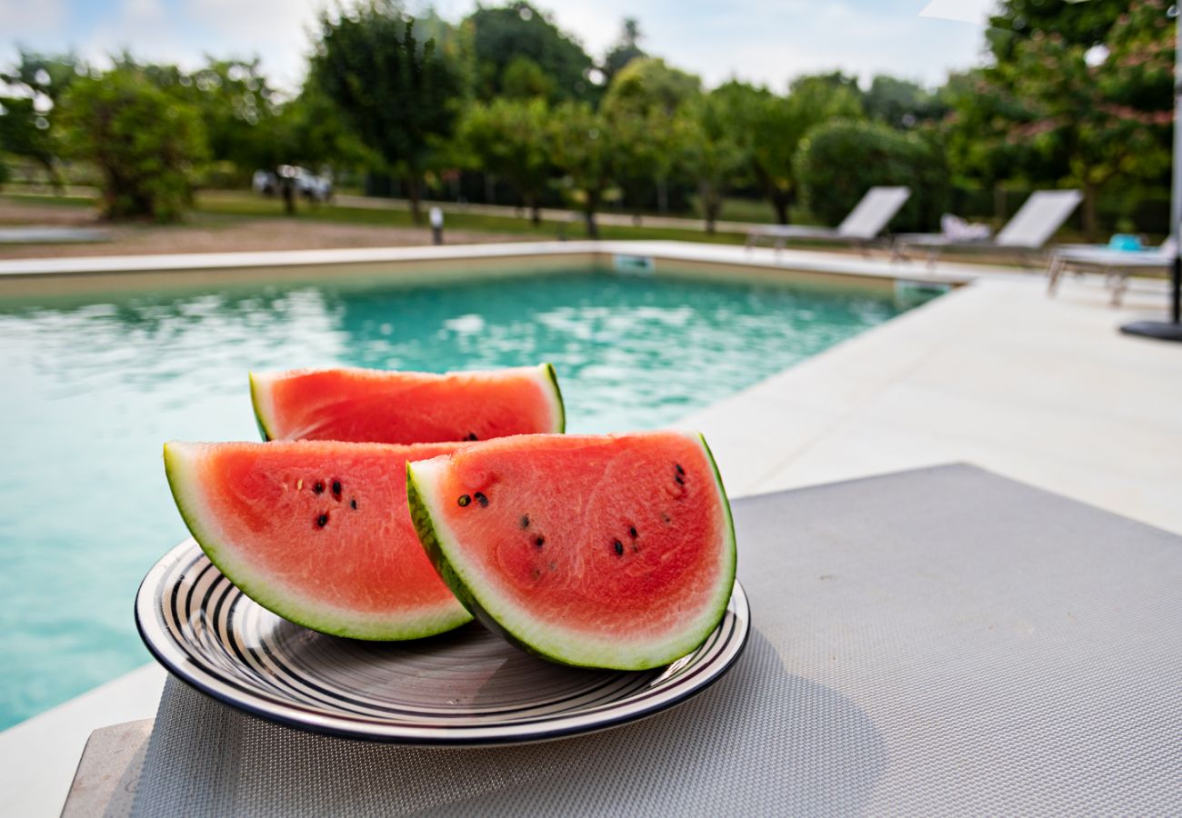 Villetta a Costermano - Regarda - Villa Ida, appartamento Rodole con piscina, aria condinata