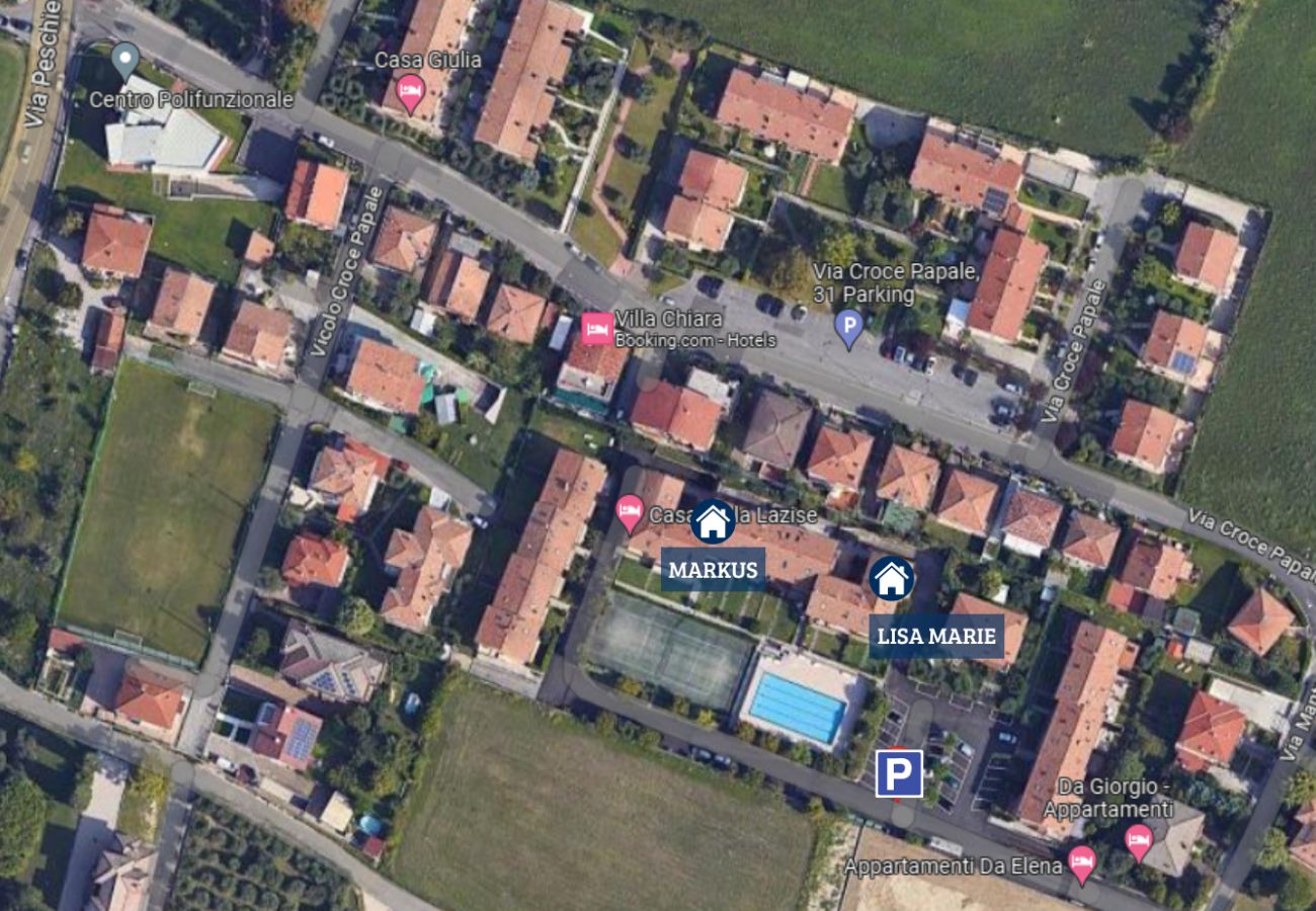 Appartamento a Lazise - Regarda - Apartment Markus con piscina, wifi, giardino, tennis