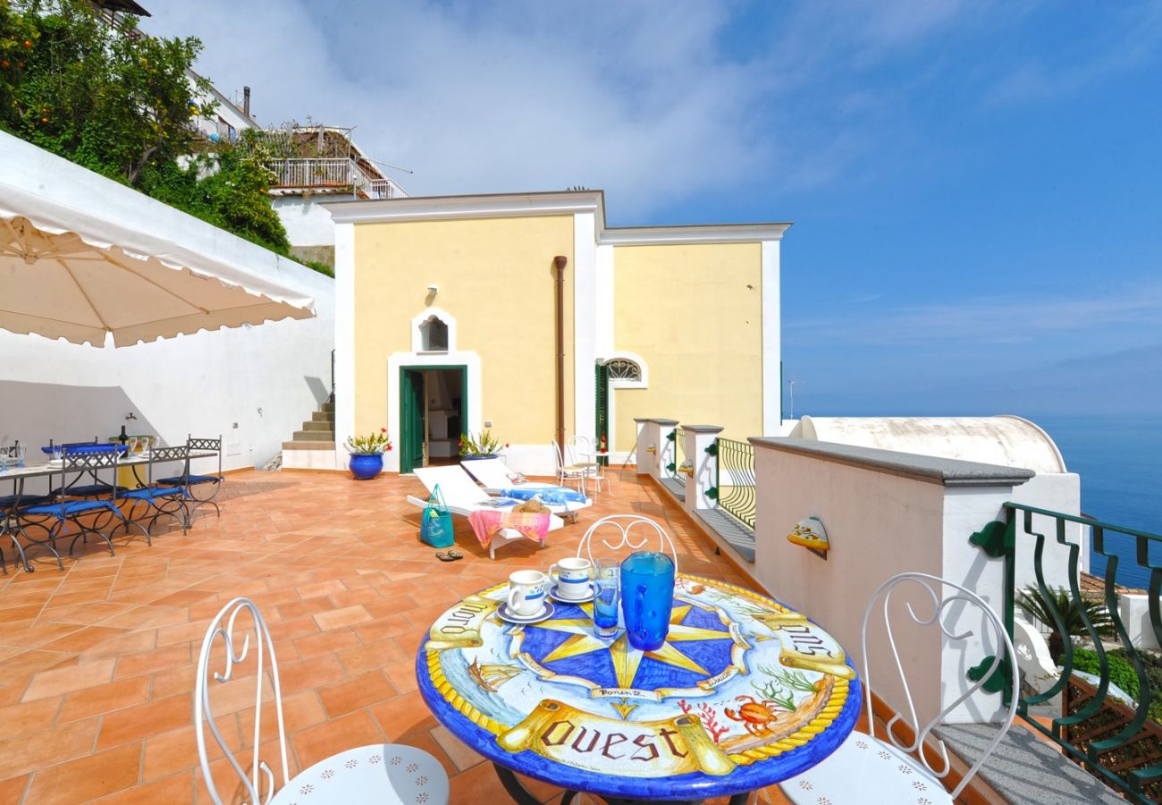 Villa in Praiano - Casa Giorgia - Villa mit Meerblick, ideal für große Gruppen