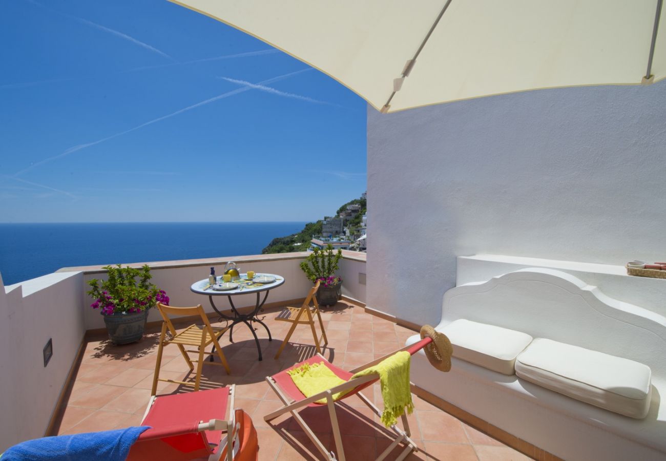 Villa in Praiano - Casa Giorgia - Villa mit Meerblick, ideal für große Gruppen