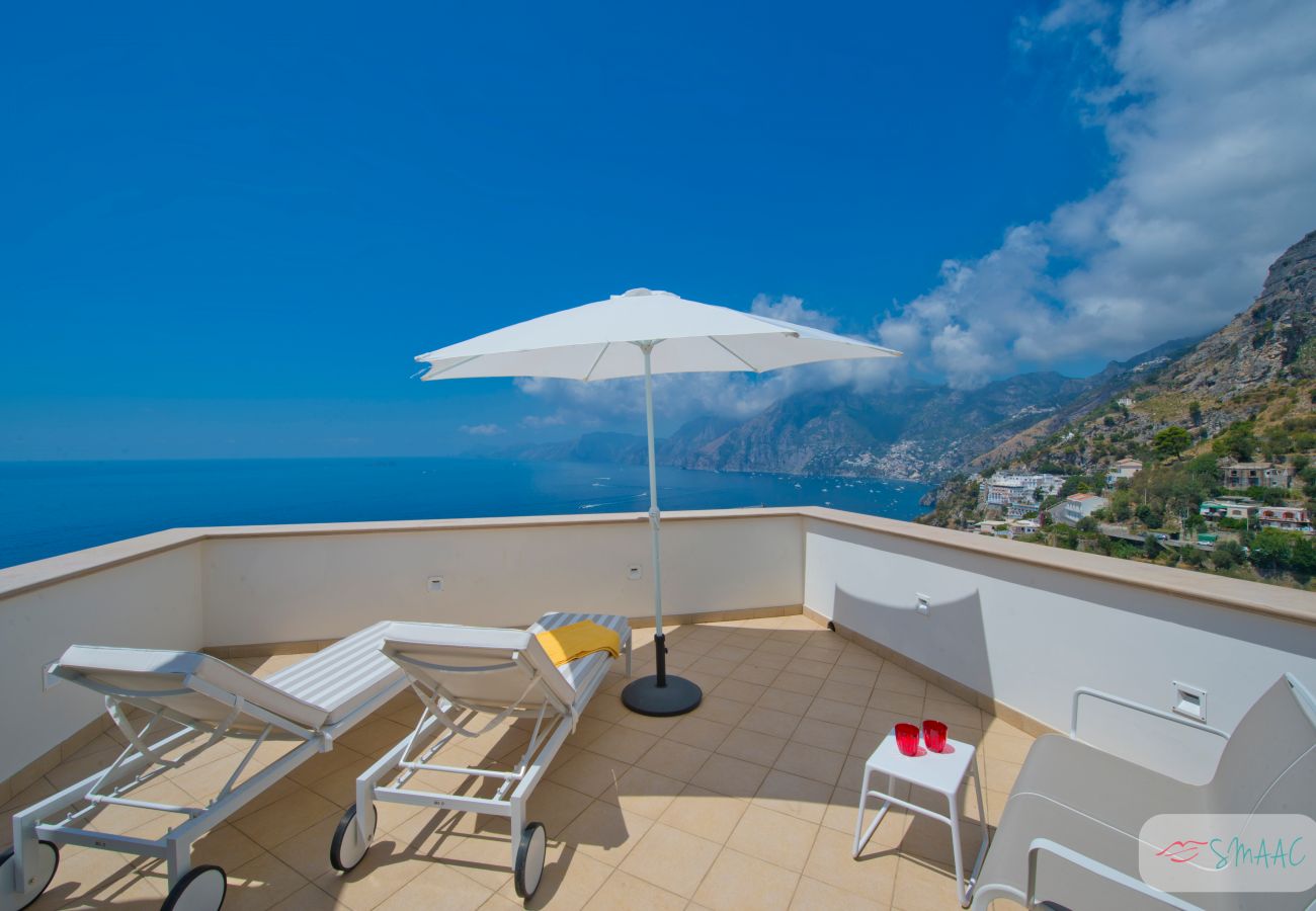 Villa in Praiano - Villa Imperati - Herrliche Villa mit Pool mit Blick auf das Meer