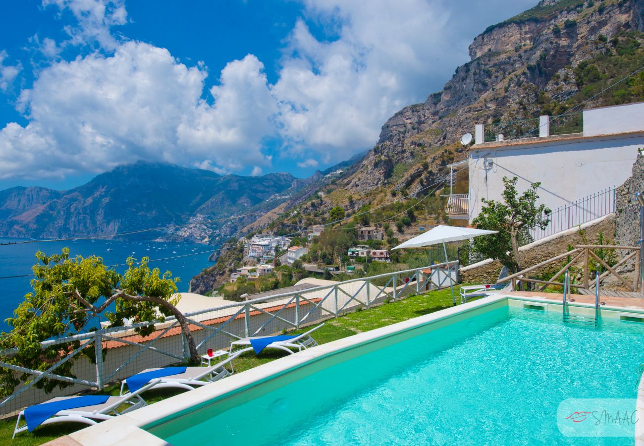 Villa in Praiano - Villa Imperati - Herrliche Villa mit Pool mit Blick auf das Meer