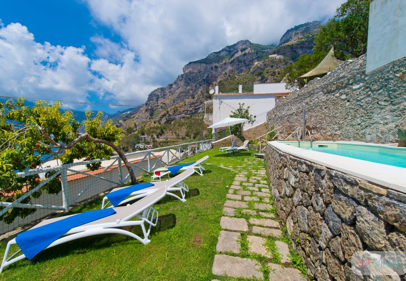 Villa in Praiano - Villa Imperati - Herrliche Villa mit Pool mit Blick auf das Meer