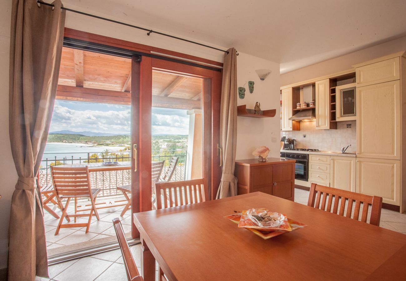 Ferienwohnung in Olbia - Maestrale Flat - direkt vor dem Strand von Lo Squalo