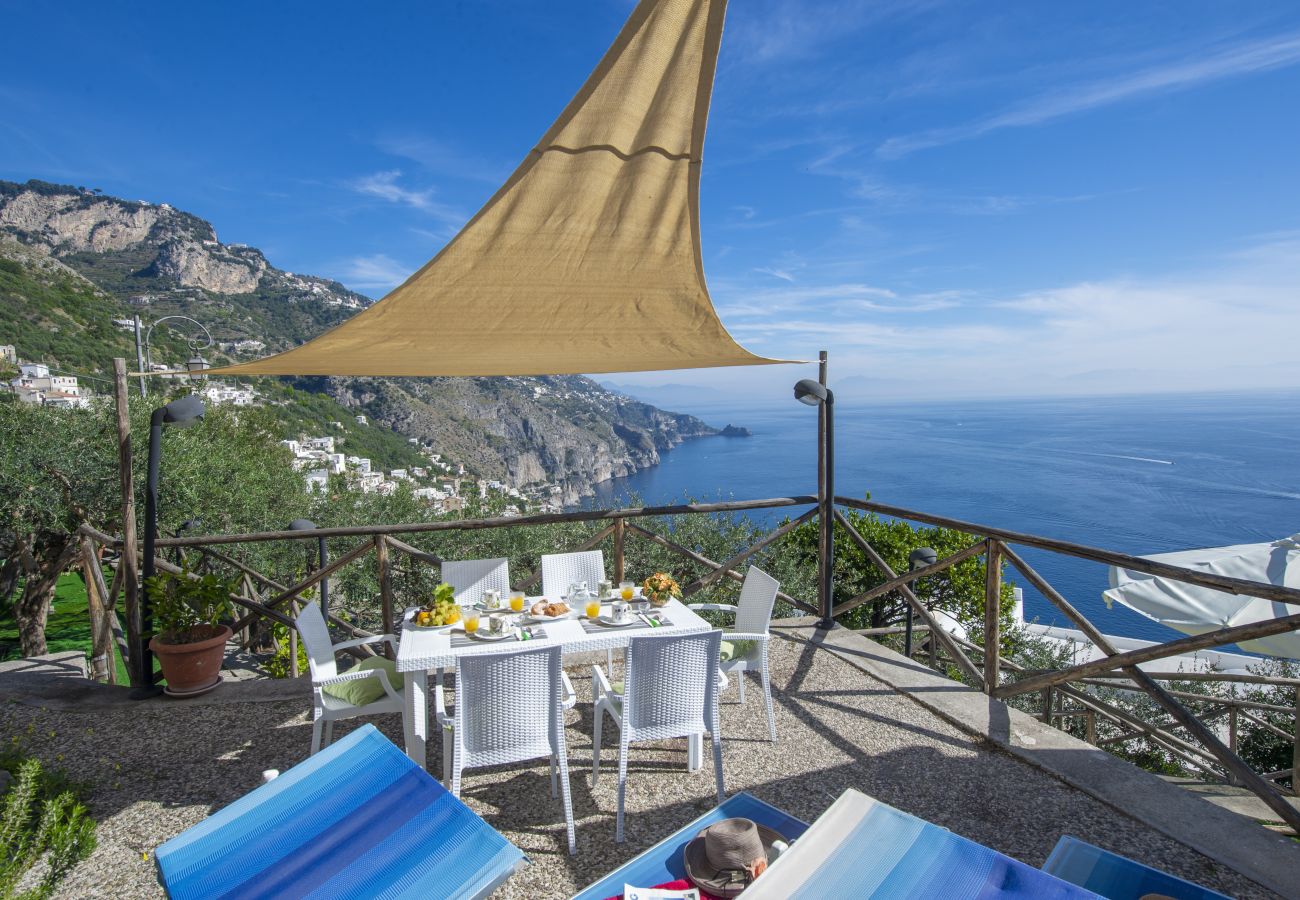 Ferienhaus in Praiano - Casa Punta Paradiso - Ruhiges und panoramisches Haus mit Blick auf das Meer