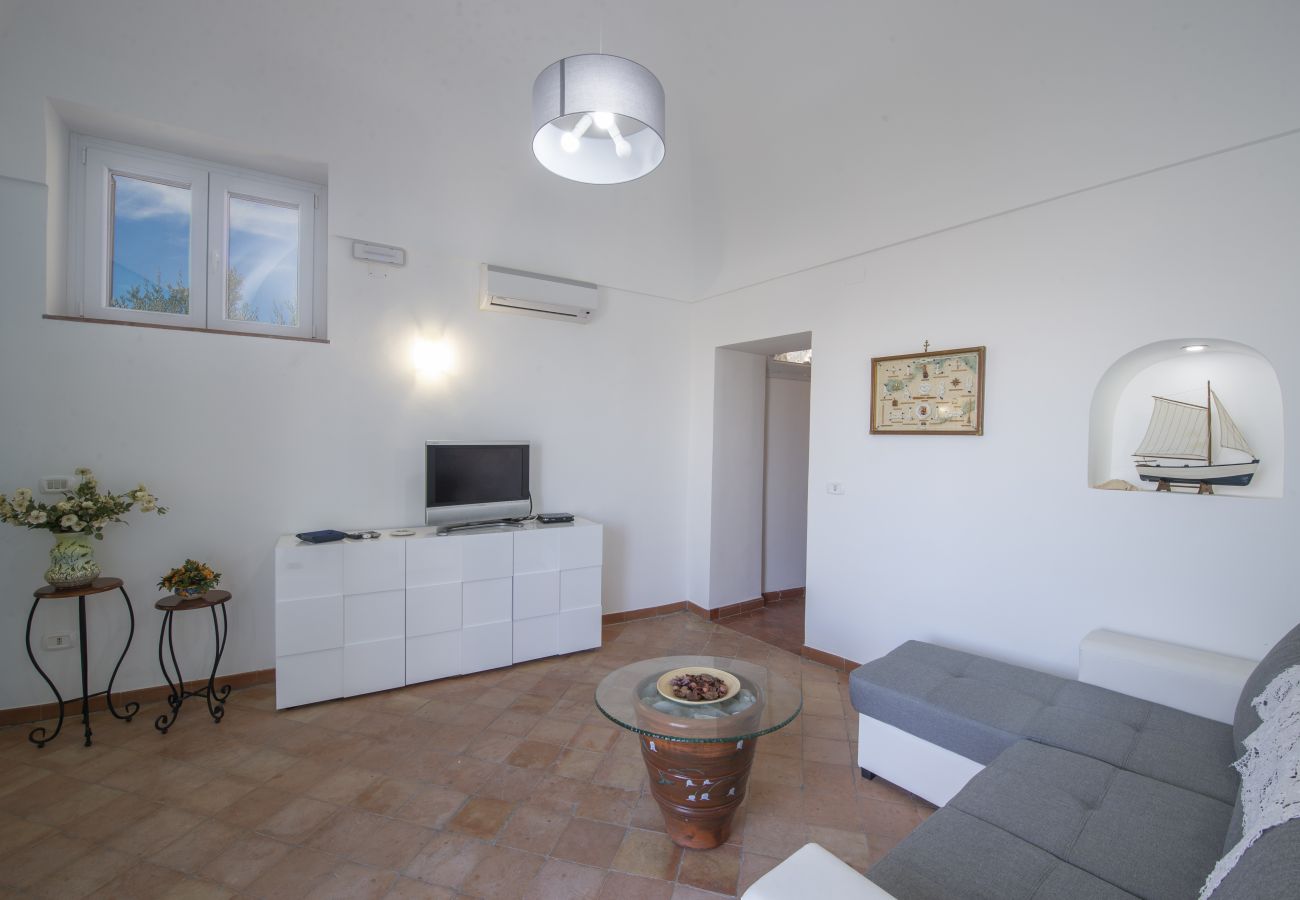 Ferienhaus in Praiano - Casa Punta Paradiso - Ruhiges und panoramisches Haus mit Blick auf das Meer