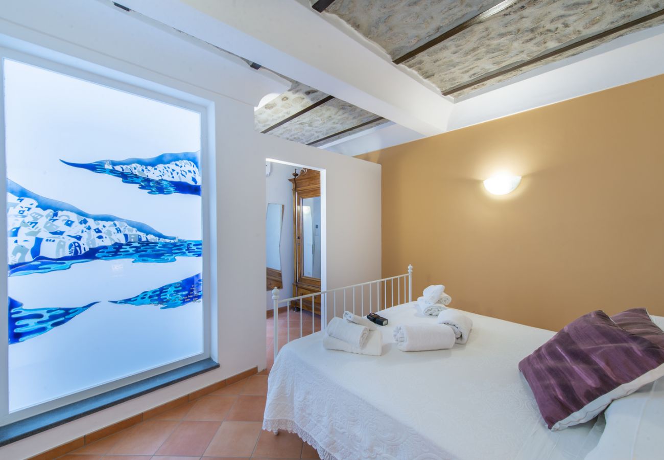 Ferienwohnung in Praiano - Casa Cimino B - Elegante Wohnung mit Meerblick