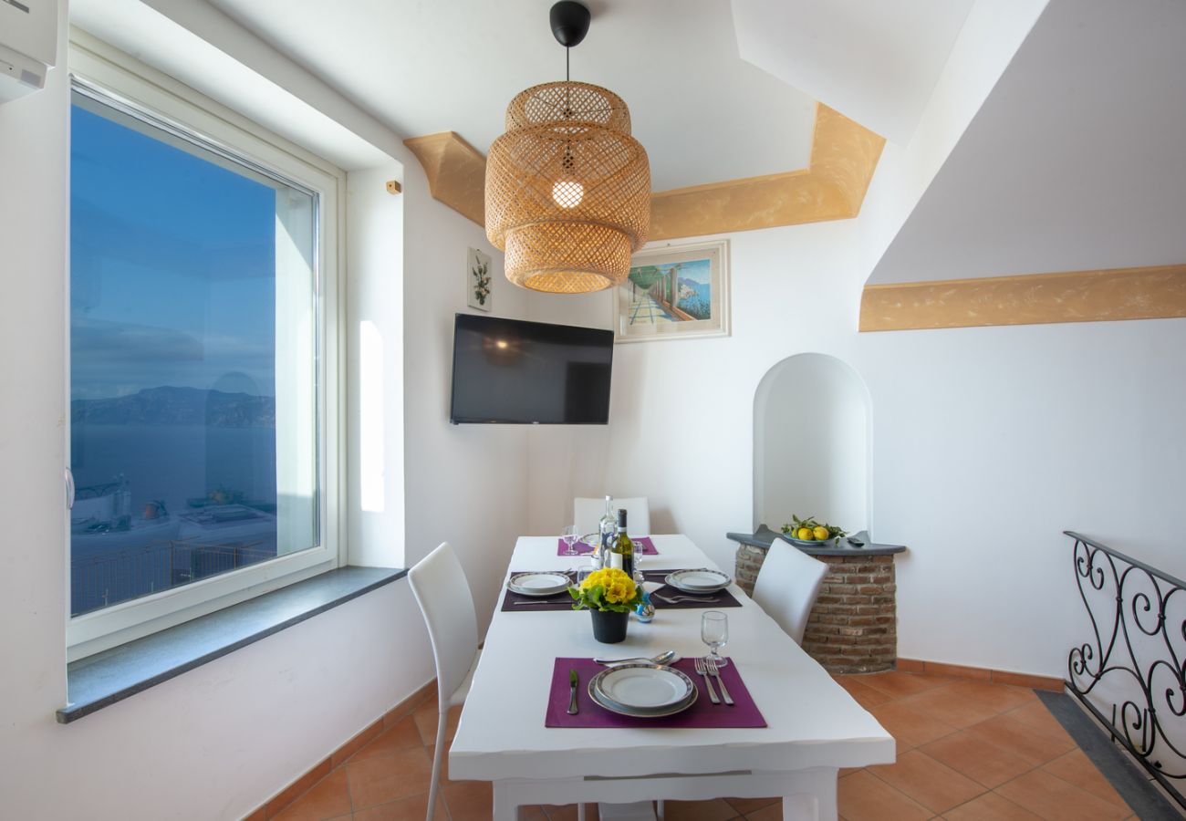 Ferienwohnung in Praiano - Casa Cimino B - Elegante Wohnung mit Meerblick