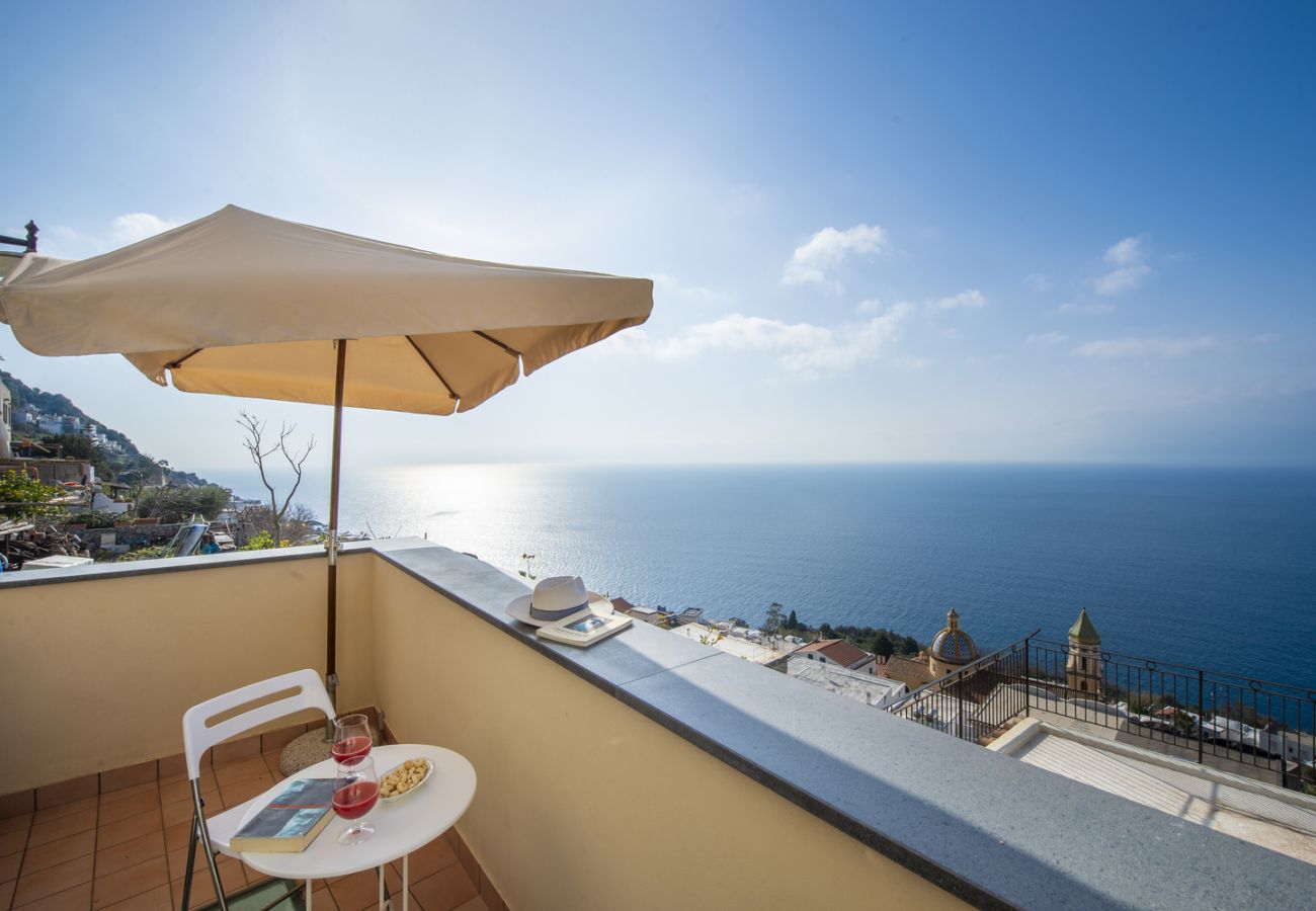 Ferienwohnung in Praiano - Casa Cimino B - Elegante Wohnung mit Meerblick