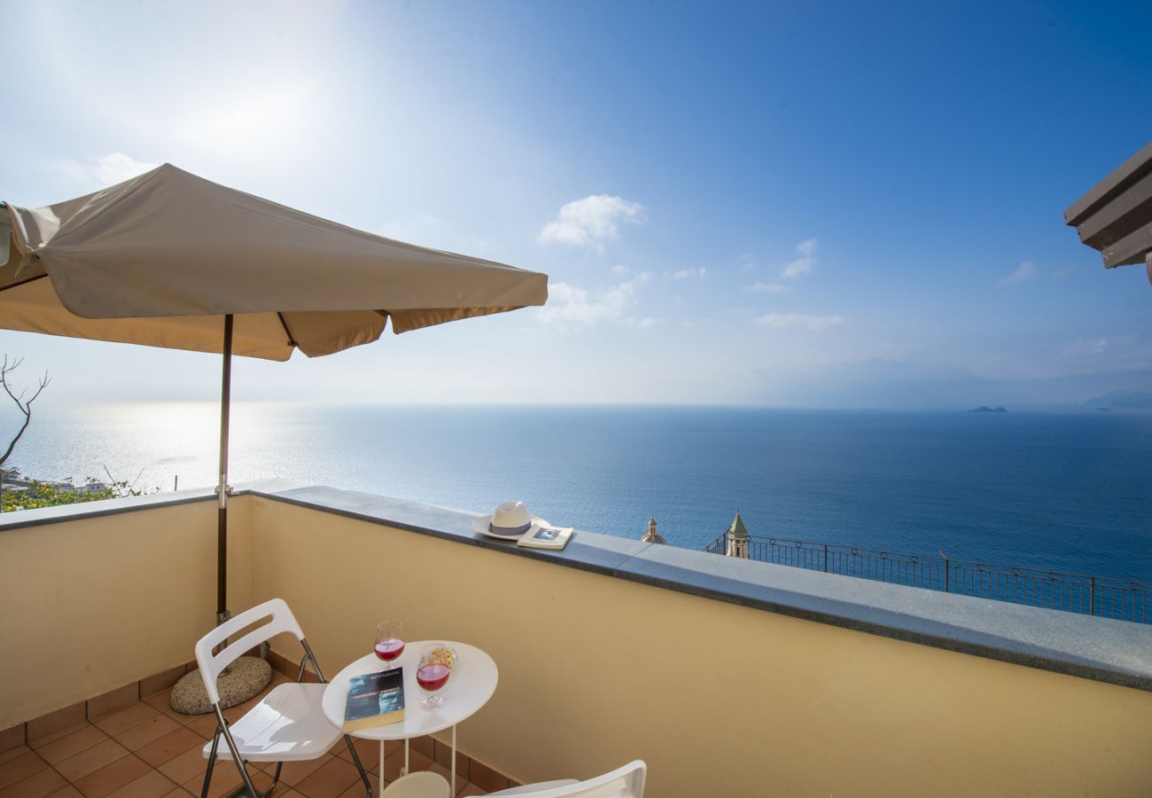 Ferienwohnung in Praiano - Casa Cimino B - Elegante Wohnung mit Meerblick