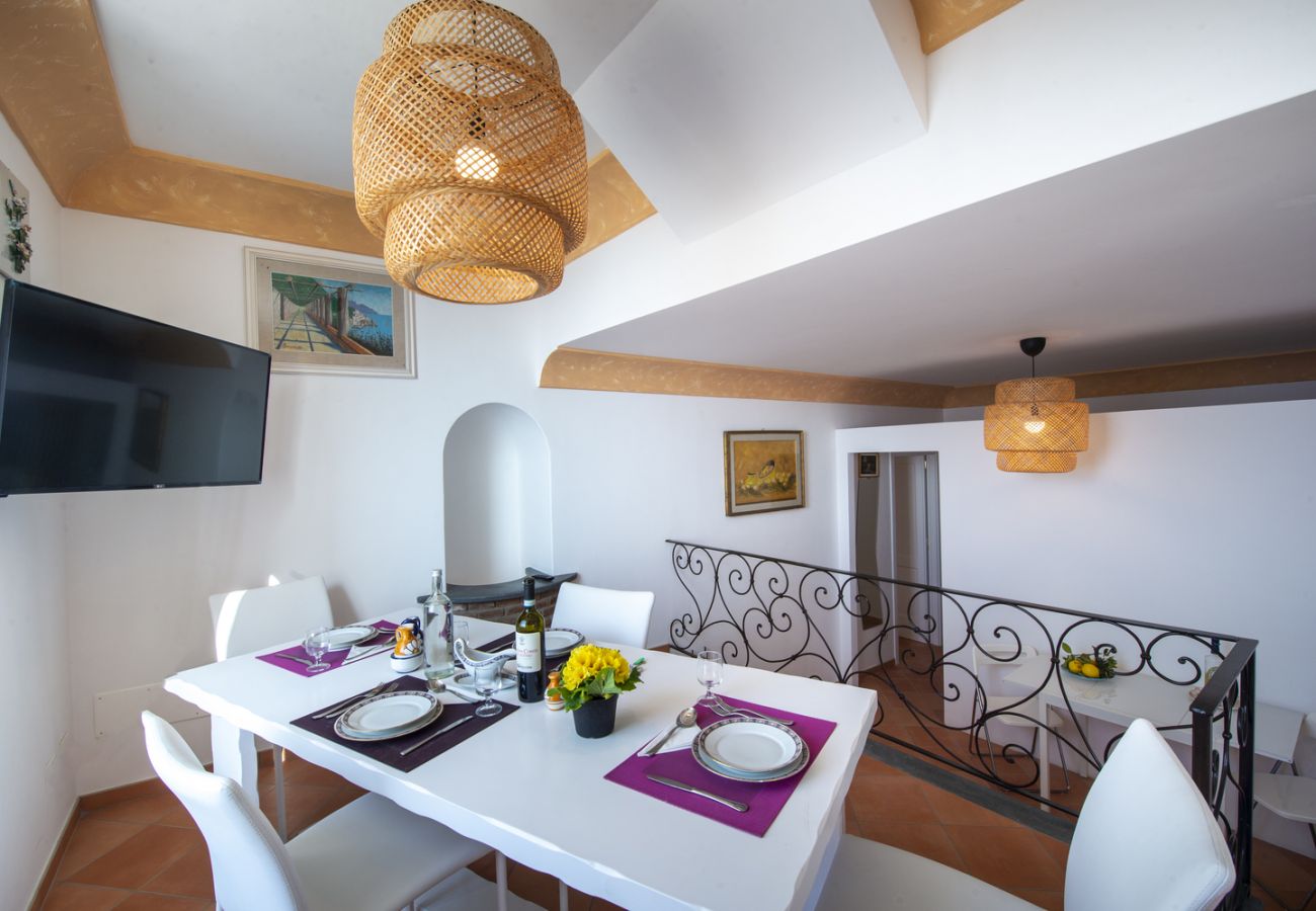 Ferienwohnung in Praiano - Casa Cimino B - Elegante Wohnung mit Meerblick