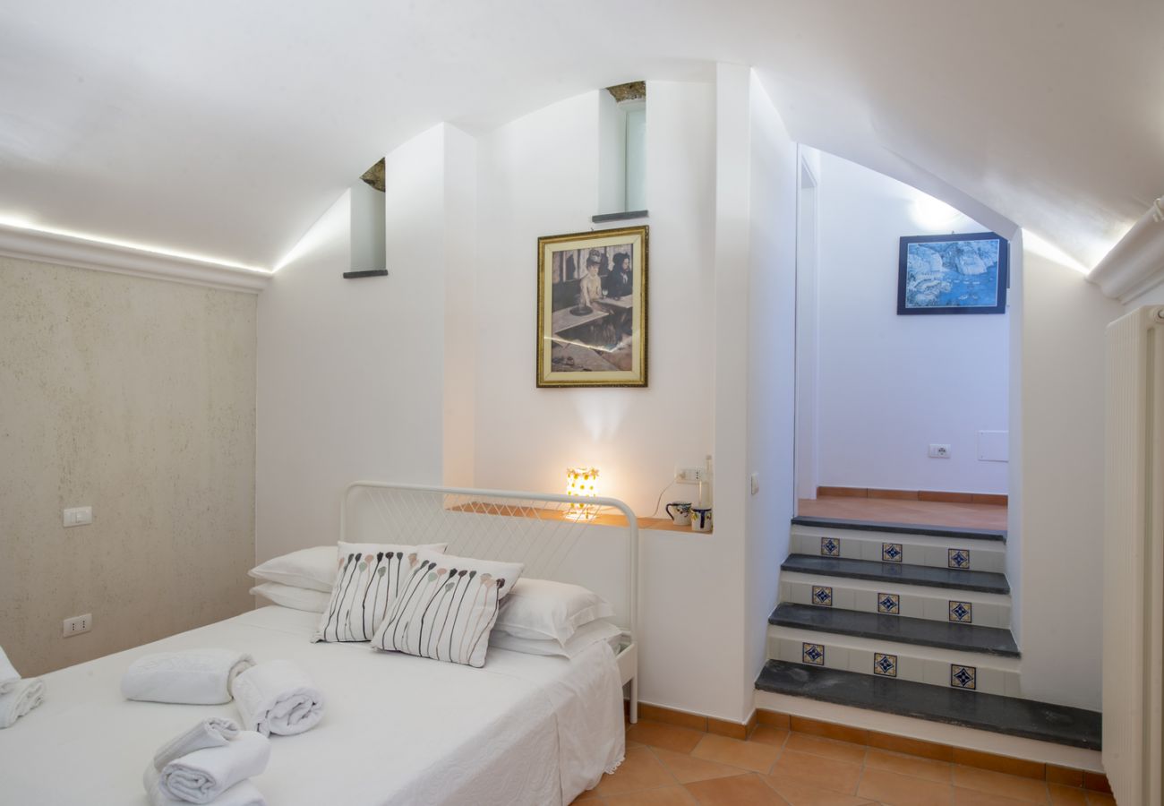 Ferienwohnung in Praiano - Casa Cimino B - Elegante Wohnung mit Meerblick