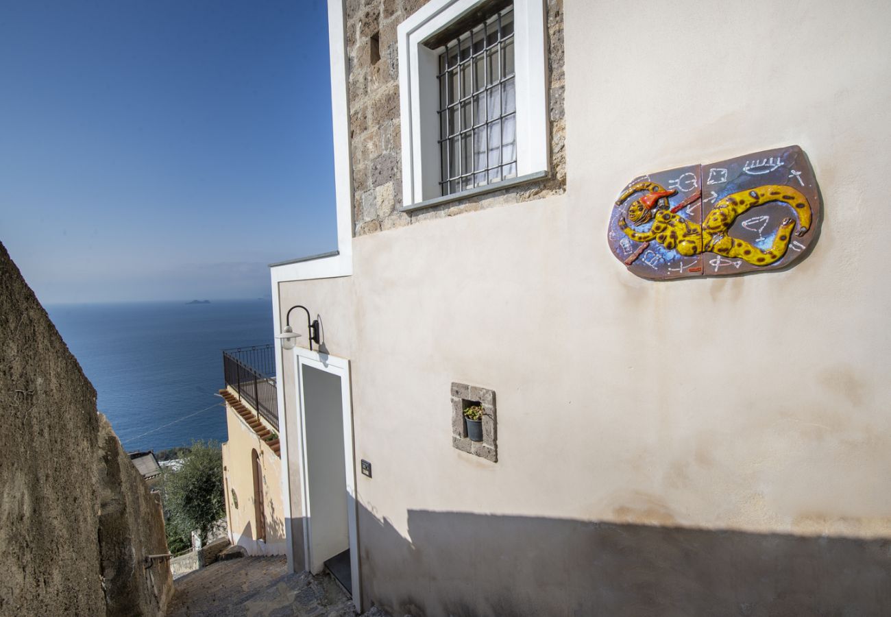 Ferienwohnung in Praiano - Casa Cimino B - Elegante Wohnung mit Meerblick