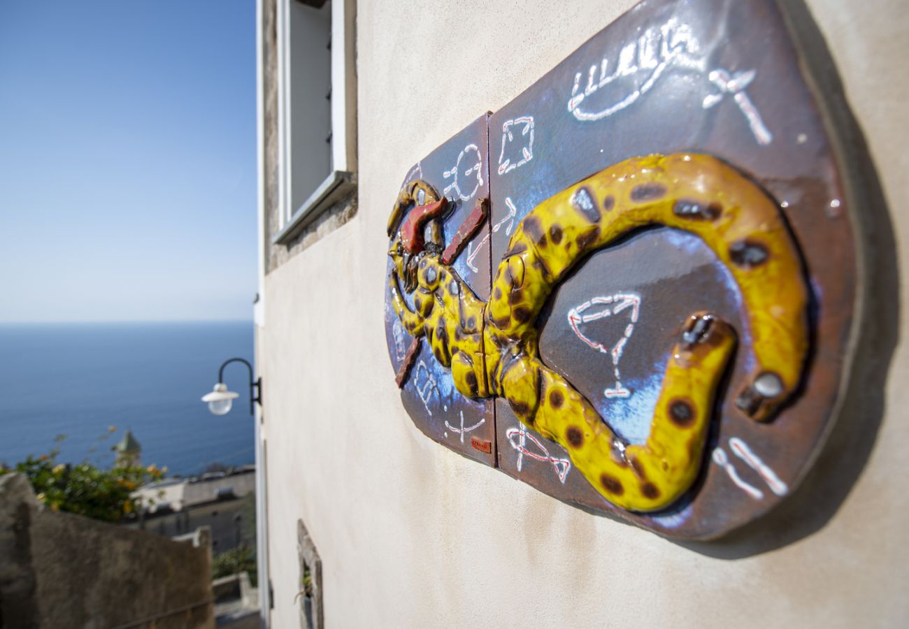 Ferienwohnung in Praiano - Casa Cimino B - Elegante Wohnung mit Meerblick