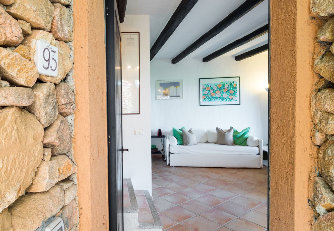 Ferienwohnung in Porto Rotondo - Casa 93 - Meerblick, Pool, Tennisplatz in La Caletta