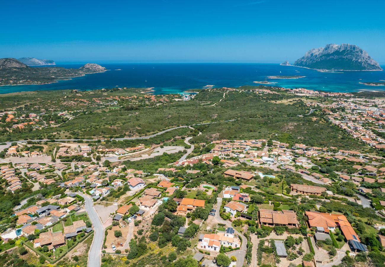 Villa Kiki - Panoramablick auf die Nordküste Sardiniens, Mietvilla mit privatem Pool