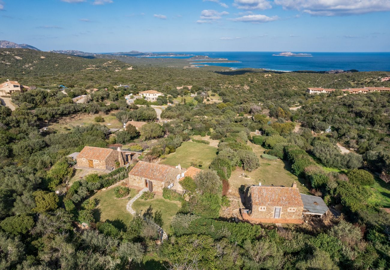 Villa Linda - Meerblick von der Veranda, Mietvilla auf Sardinien