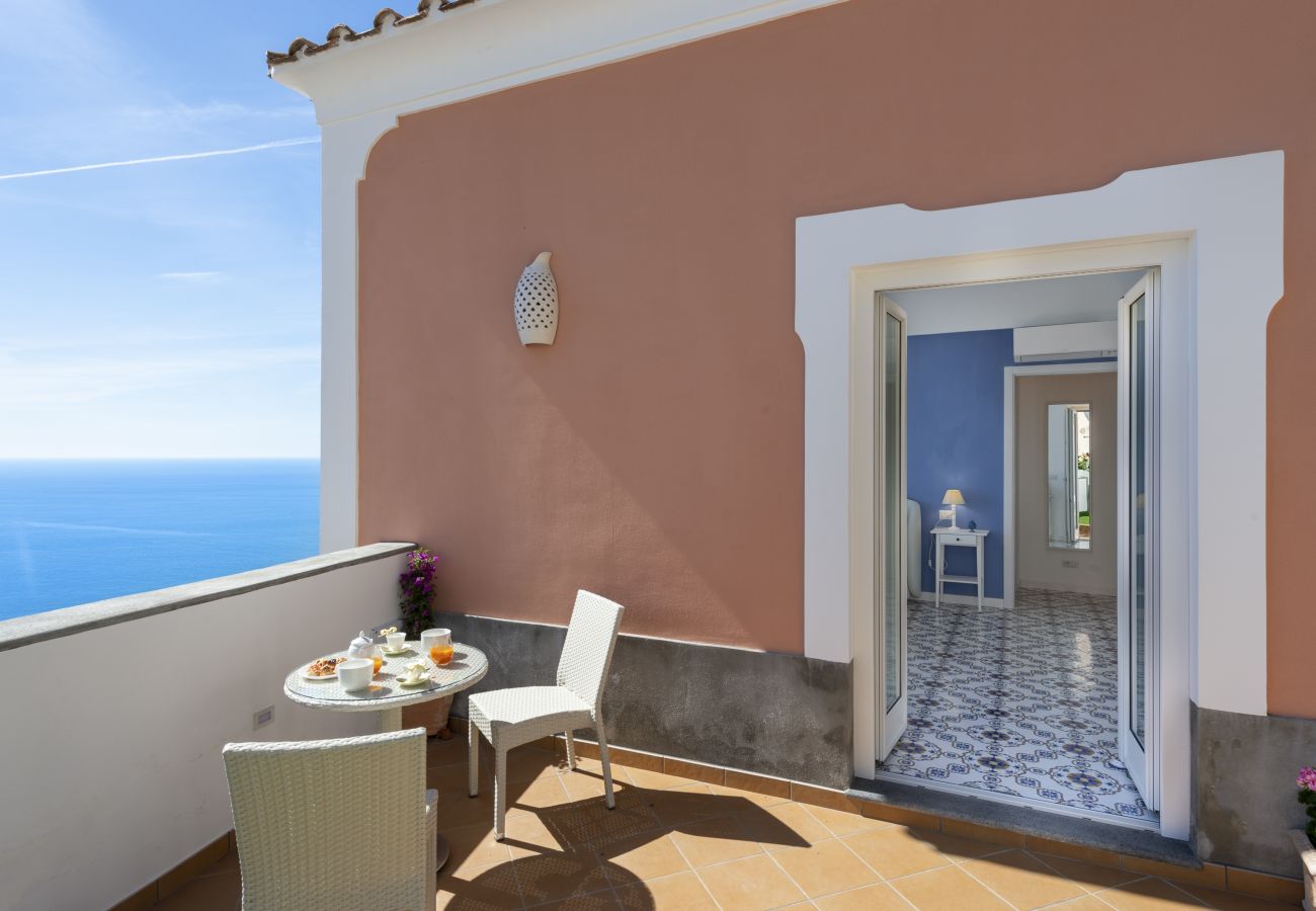 Ferienhaus in Praiano - Casa Terry - Schöne Wohnung mit Meerblick