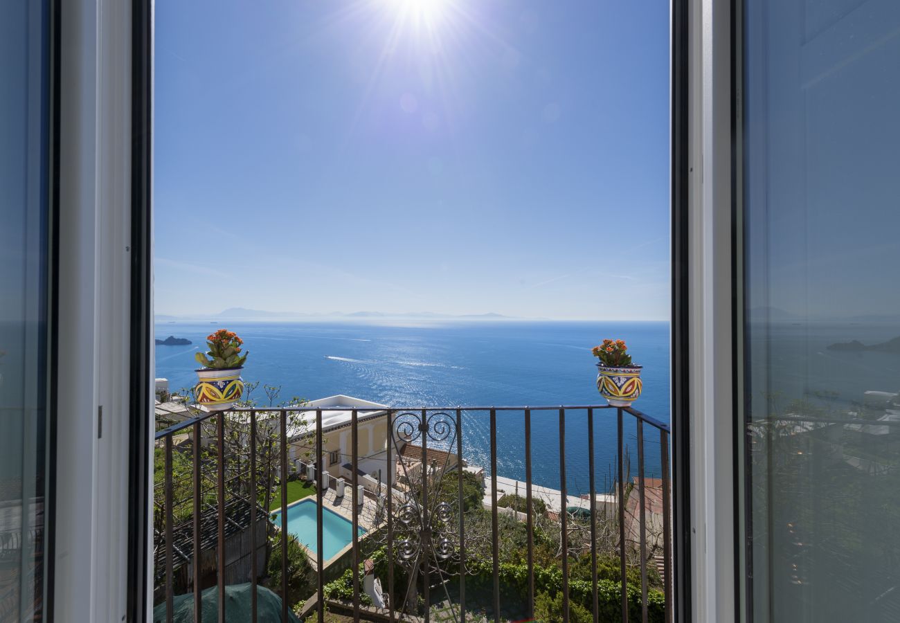 Ferienhaus in Praiano - Casa Terry - Schöne Wohnung mit Meerblick