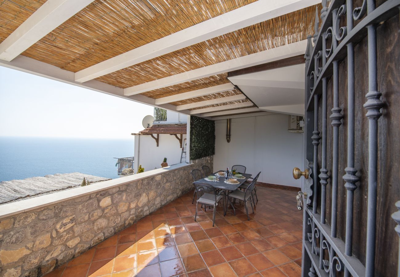 Ferienhaus in Praiano - Casa Il Riccio - Casa mit Garten und unglaublichem Panorama