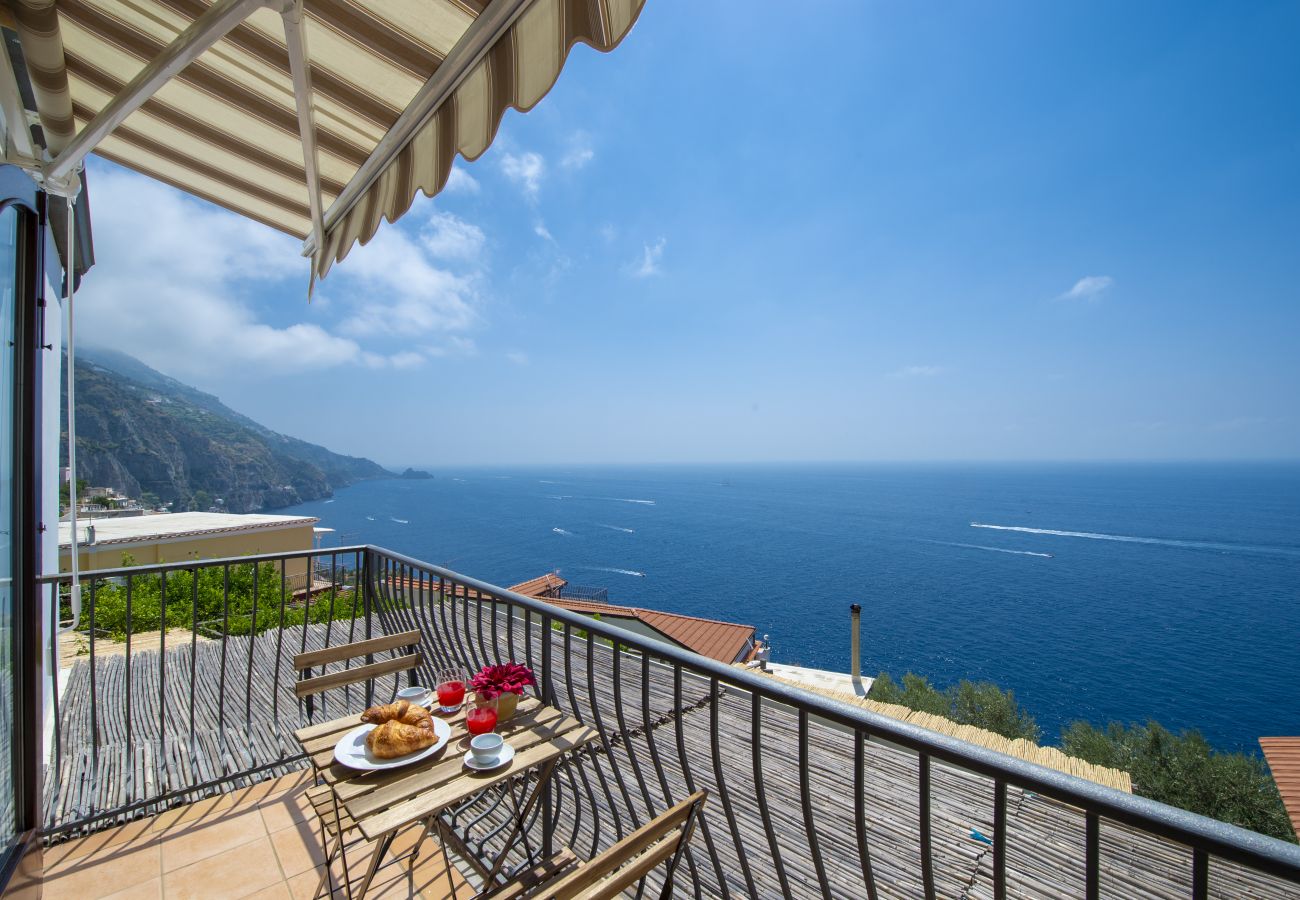 Ferienhaus in Praiano - Casa Il Riccio - Casa mit Garten und unglaublichem Panorama