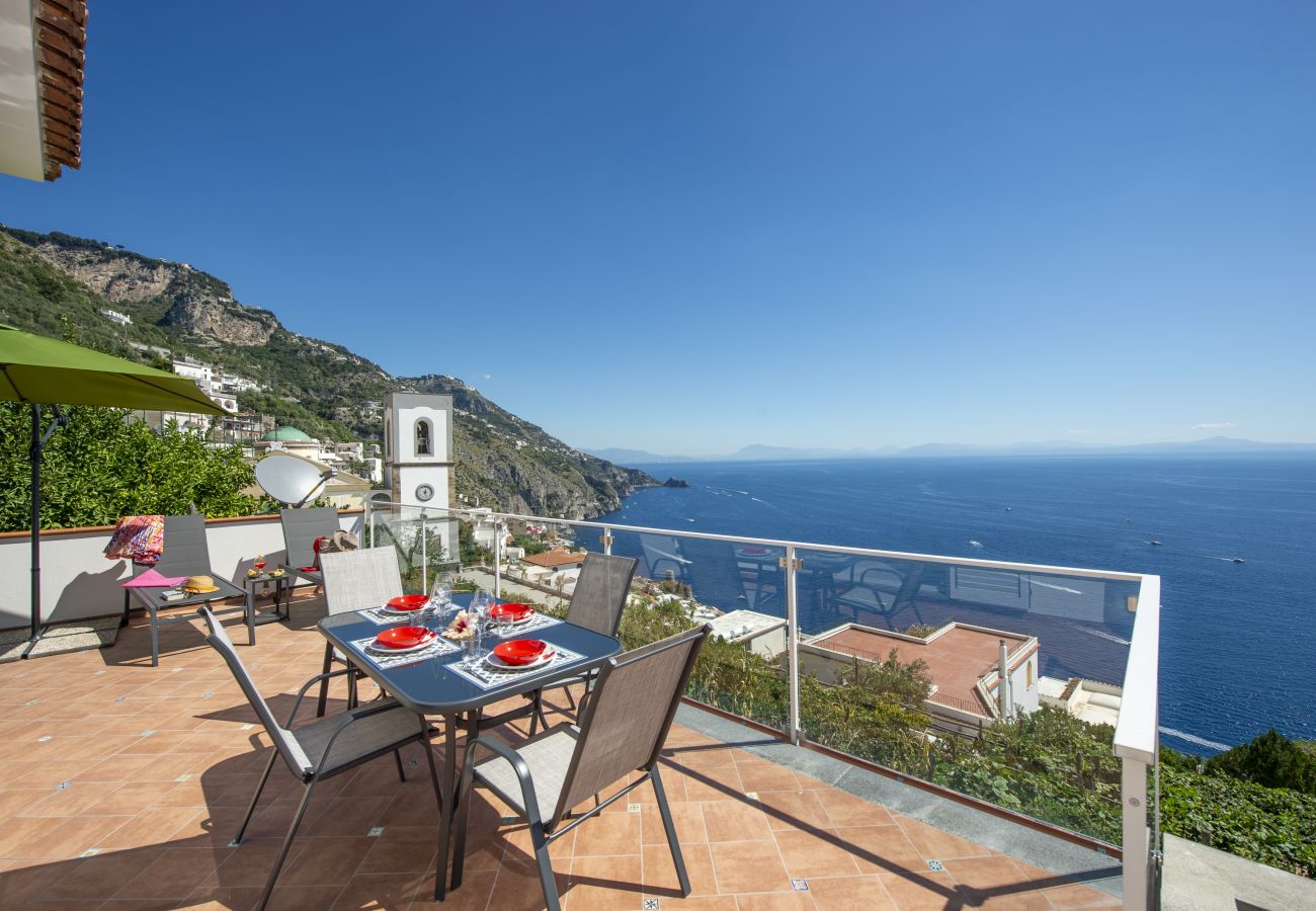 Ferienhaus in Praiano - La Dimora di Euribia - Schwebend zwischen Himmel und Meer