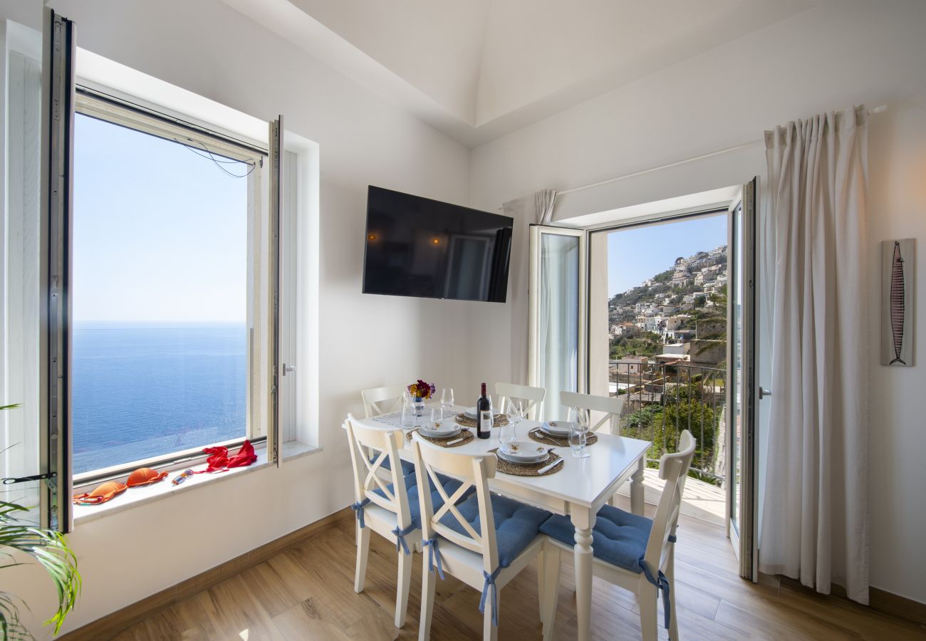 Ferienhaus in Praiano - Casa Madonna Del Mare- Villa mit Meerblick, nur wenige Schritte vom Strand entfernt