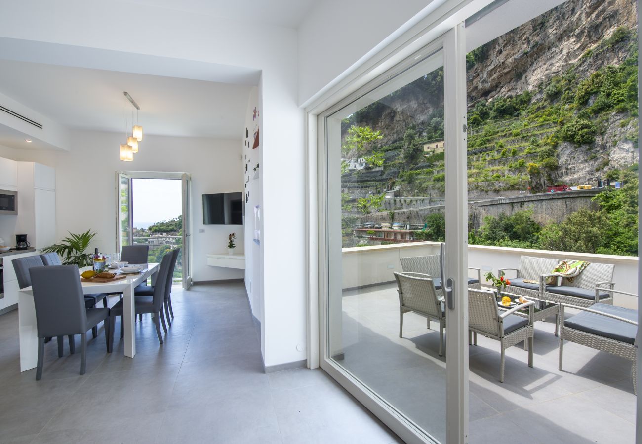 Villa in Amalfi - Villa Donna Rachele – Whirlpool mit Meerblick und kostenloser Parkplatz