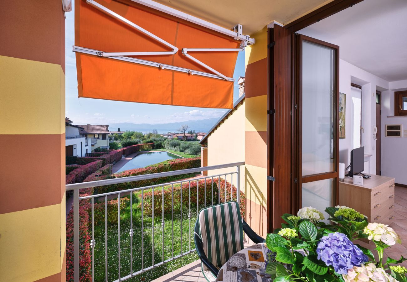 Ferienwohnung in Lazise - Regarda - Apartment Miralago 2 mit Pool, Seeblick, haustierfreundlich