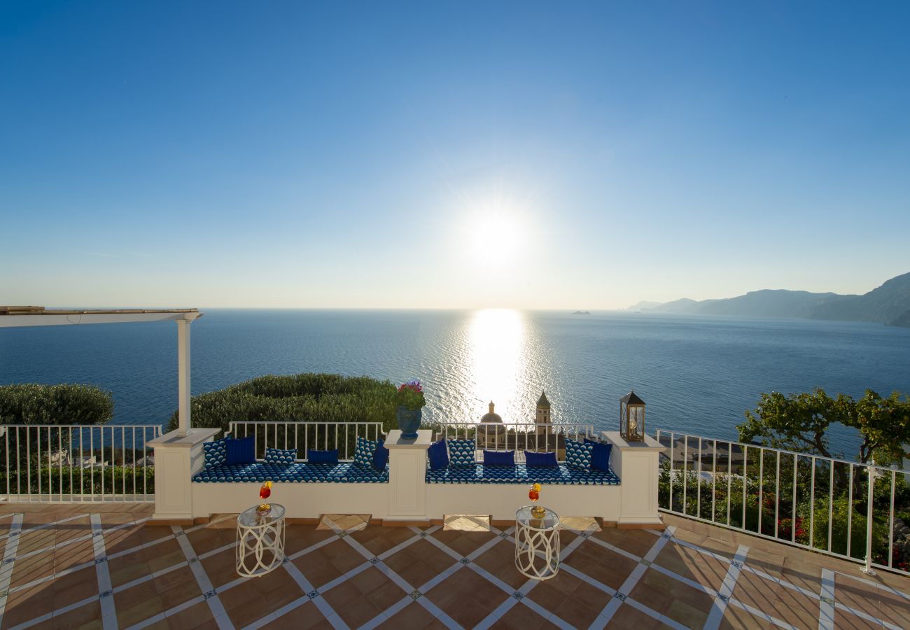 Villa in Praiano - Luxury Villa Malika - Breathtaking view of Capri and Positano