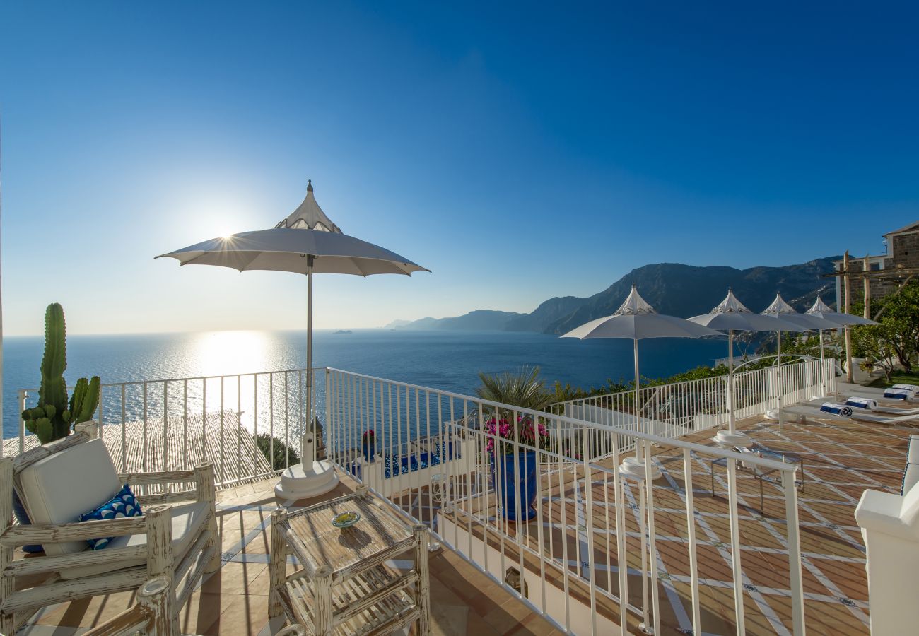 Villa in Praiano - Luxury Villa Malika - Breathtaking view of Capri and Positano