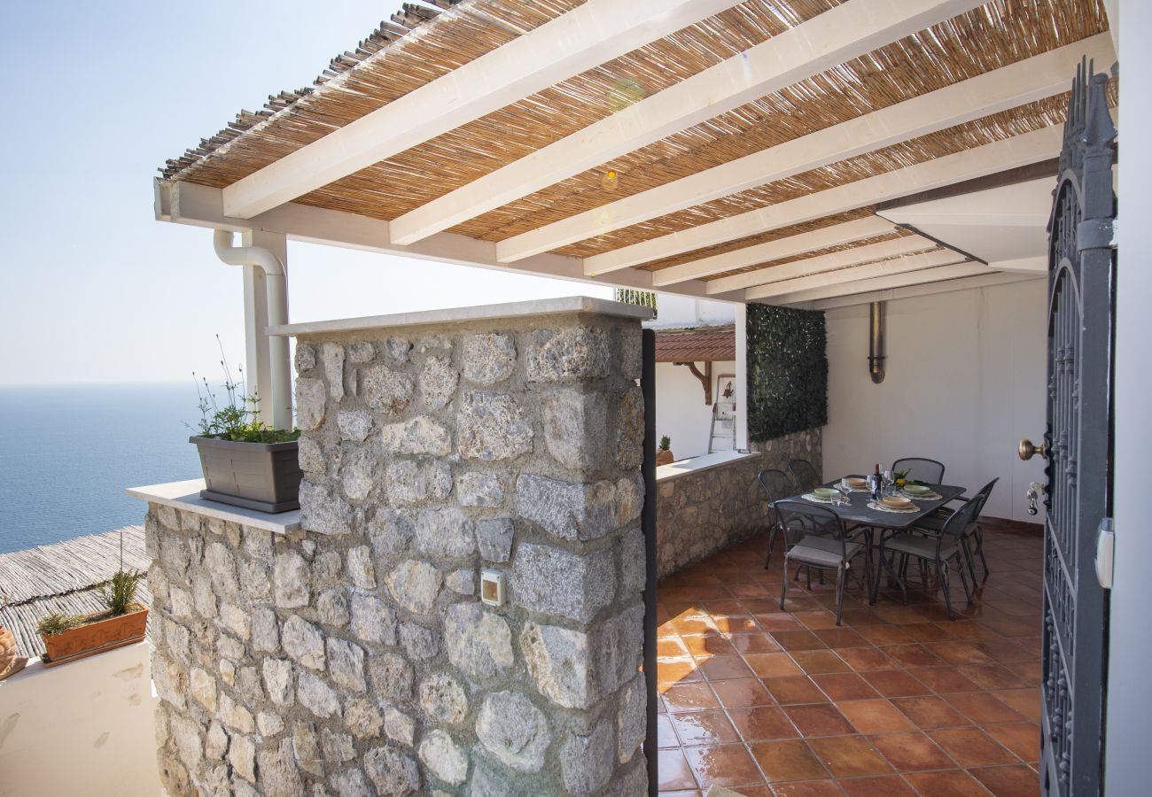 House in Praiano - Casa Il Riccio - House with garden and breathtaking view