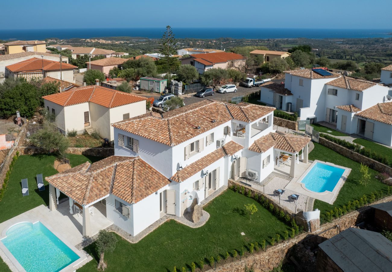 Bellevue 36A luxury villa with panoramic sea view in Budoni