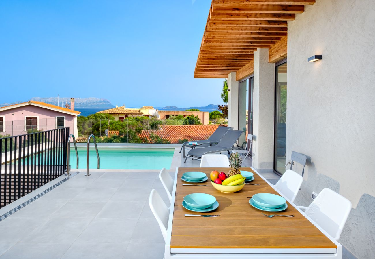 Villa Mathis - luxury villa with private pool, modern design and comfort in Baia Caddinas